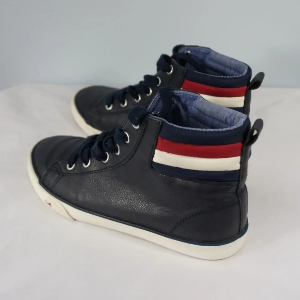 Tommy Hilfiger Dennis Mill Boys High Top Sneakers Size 2